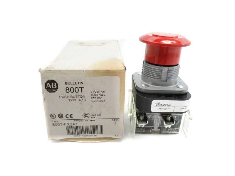ALLEN BRADLEY 800T-FX6A1 SER. T (WH) NSMP