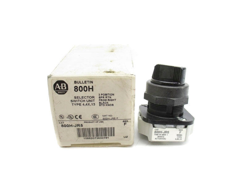ALLEN BRADLEY 800H-JR5 SER. F (WH) NSMP