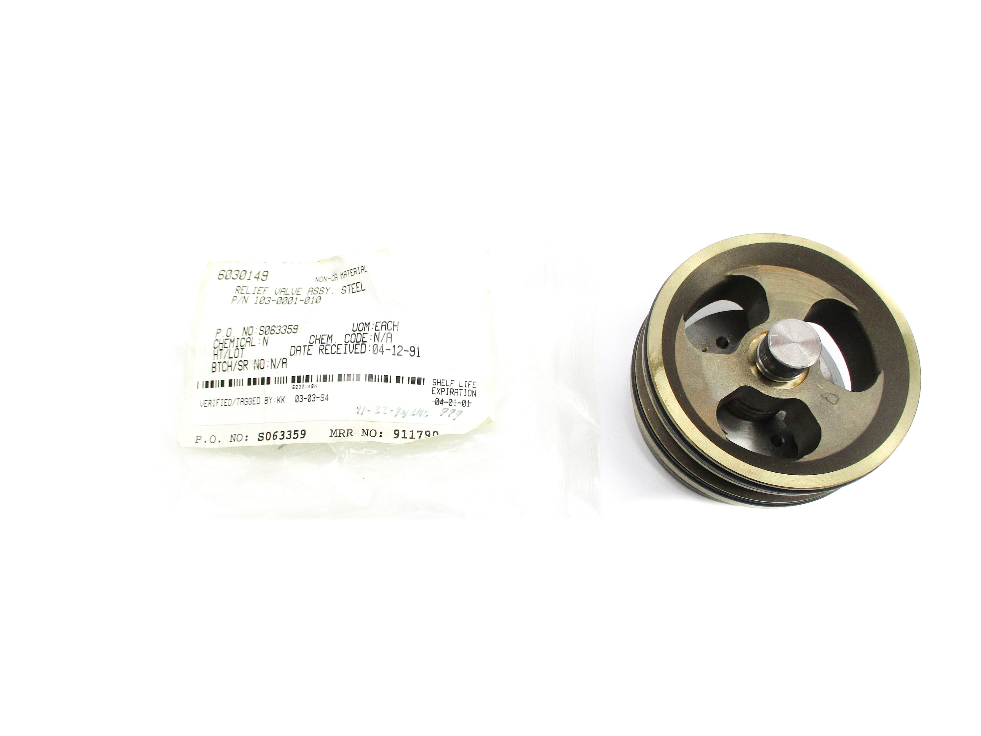 VALVE 103-0001-010 NSNP