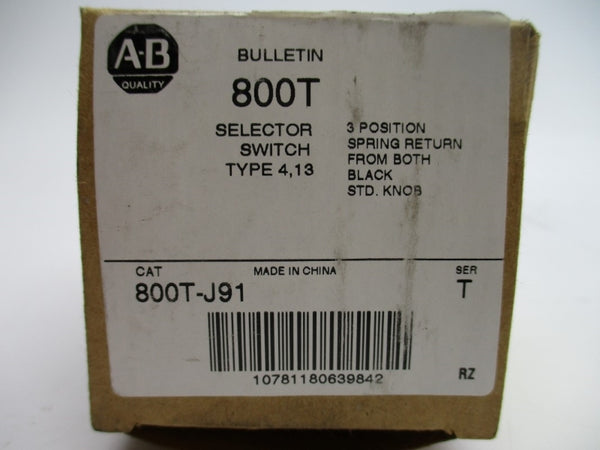 ALLEN BRADLEY 800T-J91 SER. T (BR/WH) NSMP