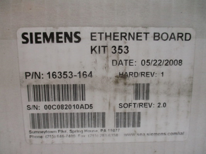 SIEMENS 16353-164 NSMP