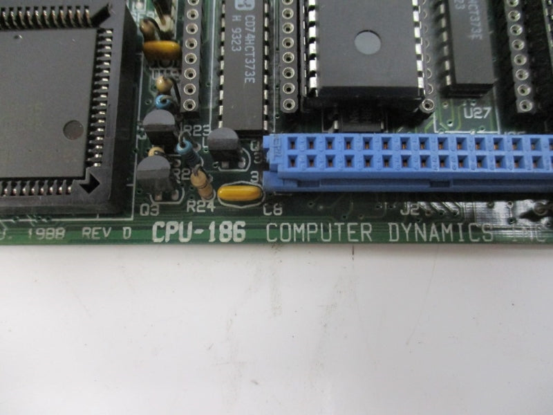 COMPUTER DYNAMICS CPU-186 REV. D UNMP