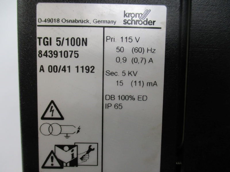 KROM SCHRODER TGI5/100N 84391075 115V NSNP
