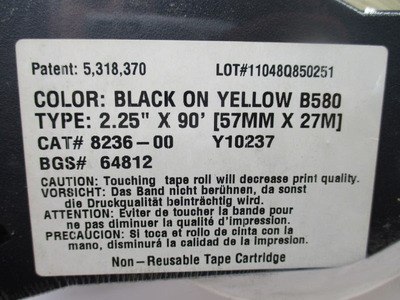 LABEL CARTRIDGE 8236-00 2.25" X 90' NSMP
