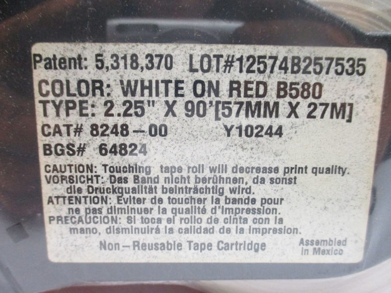 LABEL CARTRIDGE 8248-00 2.25" X 90' NSMP