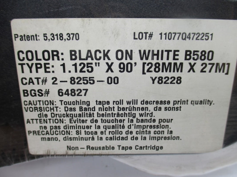 LABEL CARTRIDGE 2-8255-00 1.125" X 90' NSNP