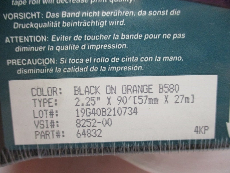 LABEL CARTRIDGE 8252-00 2.25" X 90' NSNP