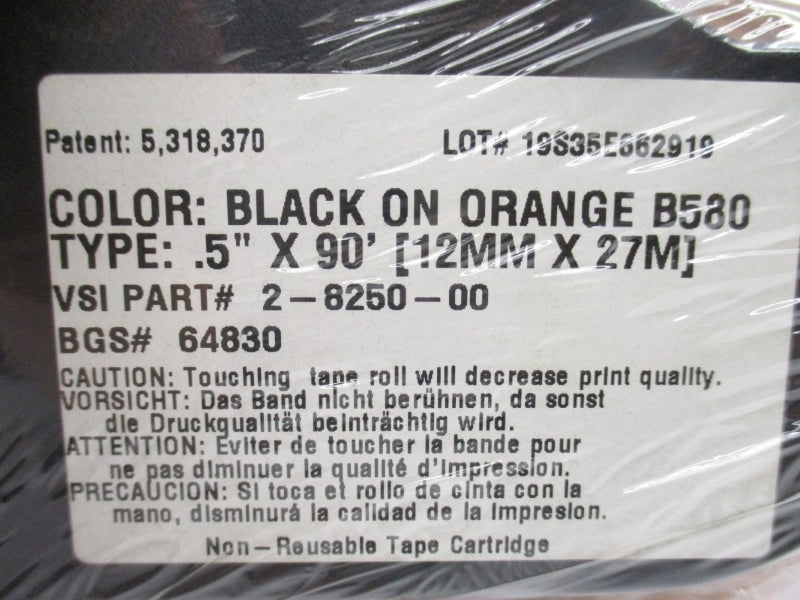 LABEL CARTRIDGE 2-8250-00 .5" X 90' NSNP