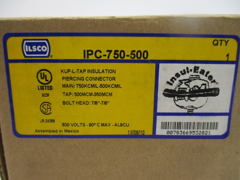 ILSCO IPC-750-500 600V 7/8" X 7/8" NSFS