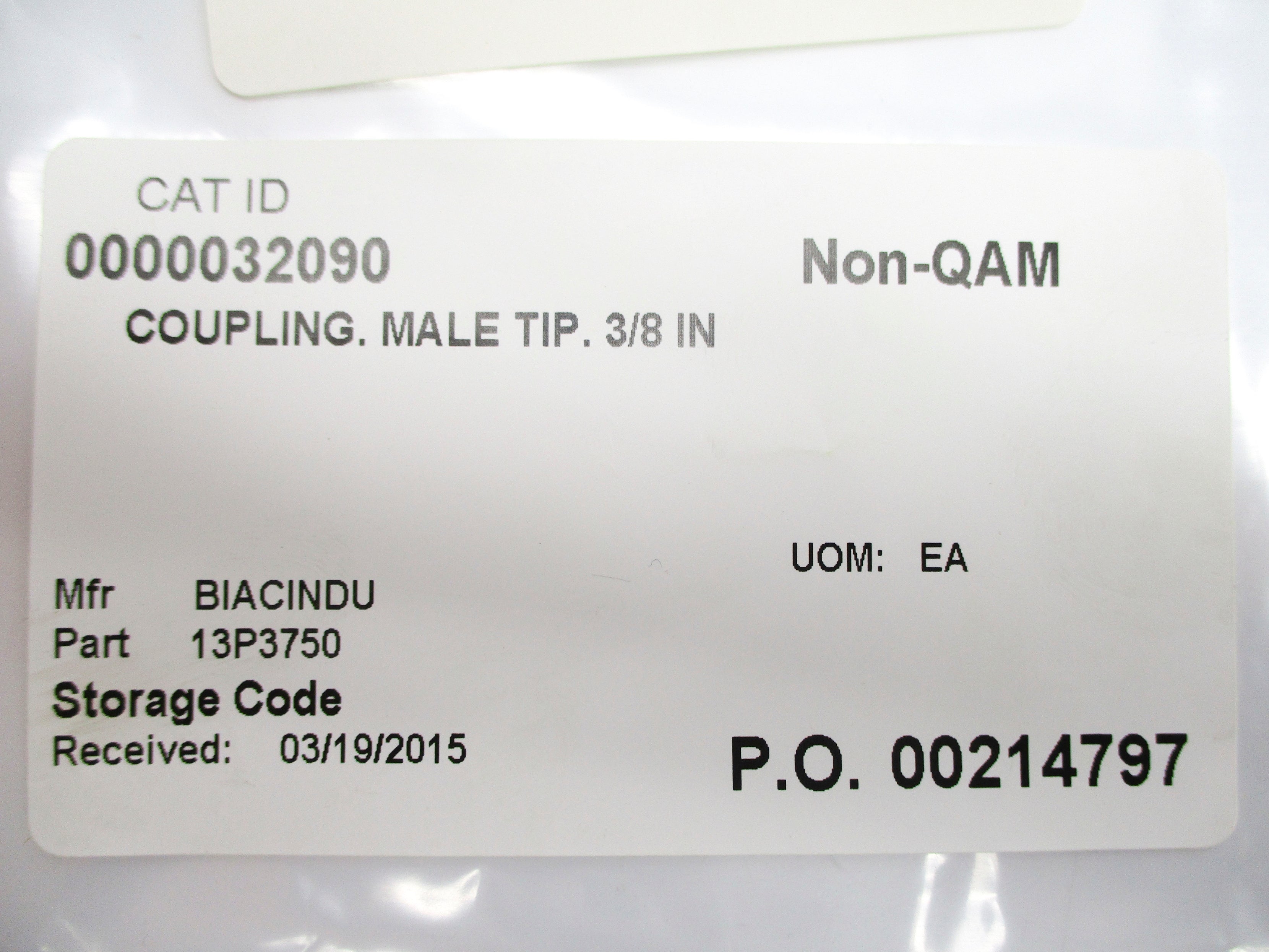COUPLING 13P3750 NSNP