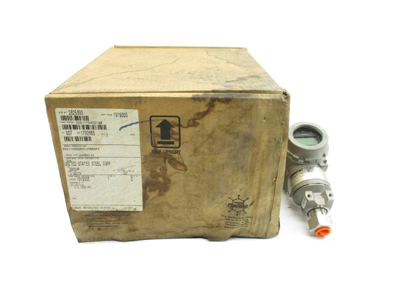 ROSEMOUNT 3051TG5A2B21JM6B4E5 10.5-55VDC 10000PSI NSMP