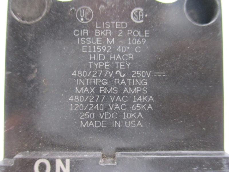GENERAL ELECTRIC TEY220 480/277VAC 20A UNMP