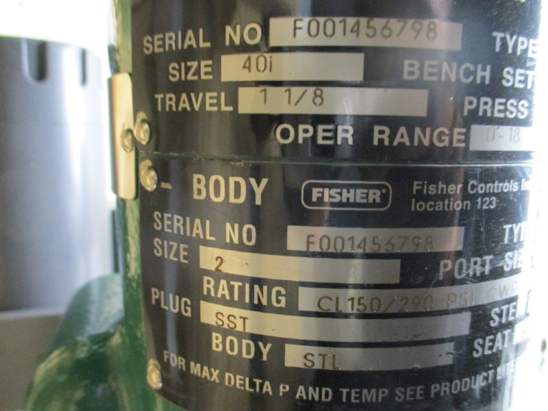 FISHER CONTROLS TYPE 667 SIZE 40 F001456798 3-15PSI NSNP