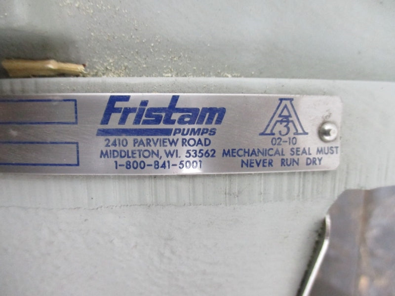 FRISTAM PUMPS FPR752-220 W/ BALDOR CEM4108T 30HP 208-230/460V 72-66/33A NSNP