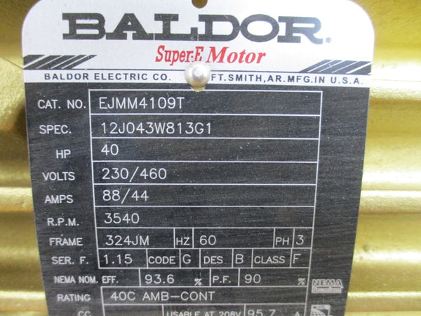 BALDOR EJMM4109T 230/460V 88/44A NSMP