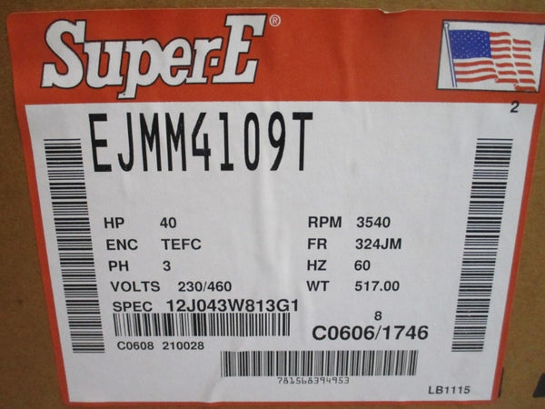 BALDOR EJMM4109T 230/460V 88/44A NSMP