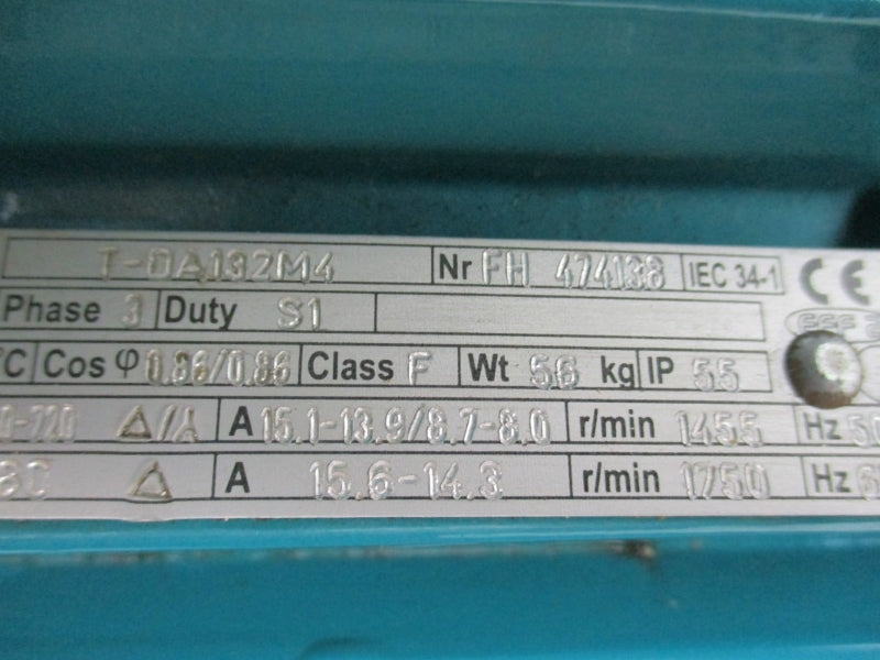BROOK CROMPTON T-0A132M4 440-480V 15.6-14.3A NSNP