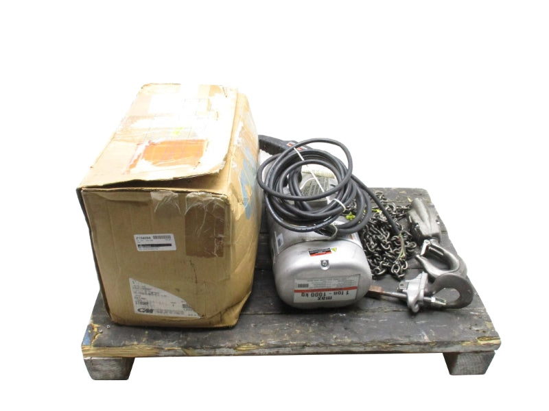 COLUMBUS MCKINNON MODEL H 440-480V 1.3/2.2A 1TON 10.1' NSMP