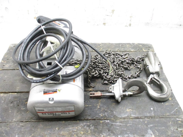 COLUMBUS MCKINNON MODEL H 440-480V 1.3/2.2A 1TON 10.1' NSMP