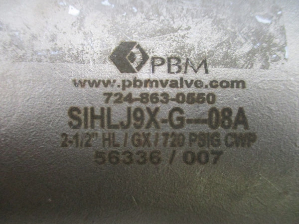 DIAMOND GEAR 5WG48 W/ PBM SIHLJ9X-G-08A 720PSI 2-1/2" NSNP