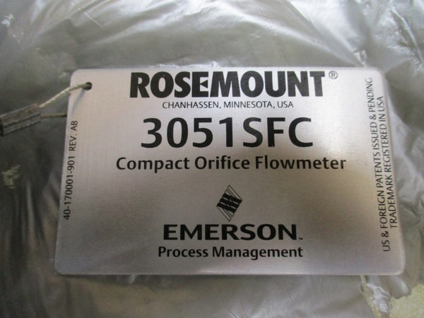 ROSEMOUNT 3051SFCDPS030N040032AA1A1M5T1 450'F 3" NSMP