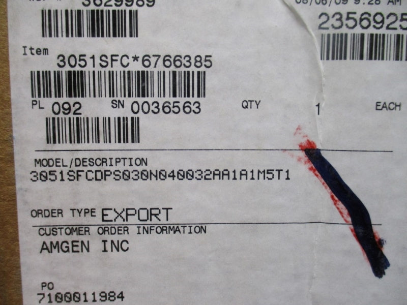 ROSEMOUNT 3051SFCDPS030N040032AA1A1M5T1 450'F 3" NSMP