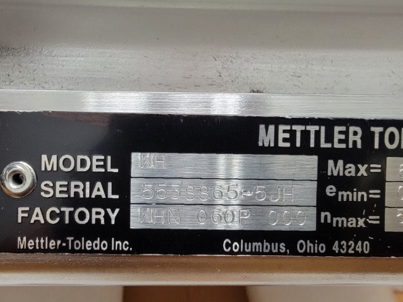 METTLER TOLEDO A15494000A MODEL WH NSMP