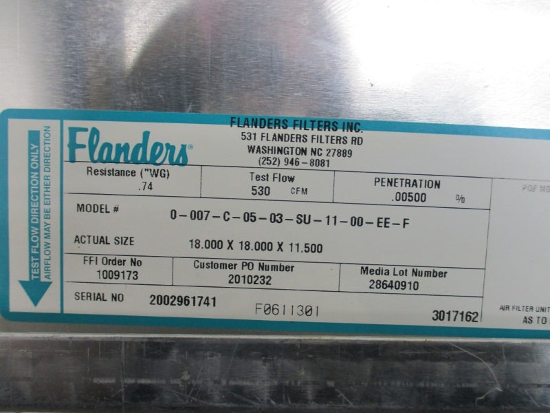 FLANDERS 0-007-C-05-03-SU-11-00-EE-F 18.0X18.0 NSMP