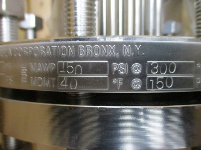 YULA CORPORATION W MAWP MDMT 18337-BDL 150PSI 40'-300'F NSNP