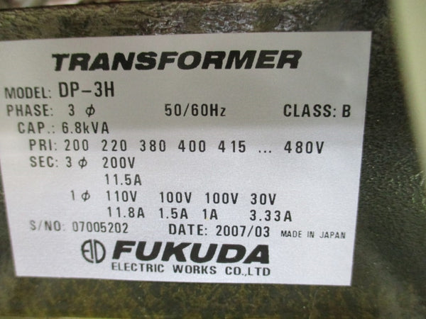 FUKUDA ELECTRIC WORKS DP-3H 480V NSNP