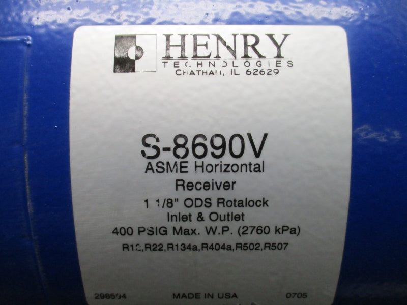 HENRY TECHNOLOGIES S-8690V 400PSI 1-1/8" NSNP