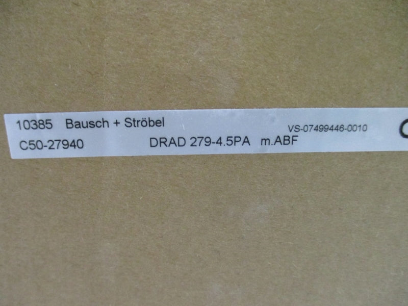ROSENBERG BAUSCH+STROBEL C50-27940 DRAD279-4.5PA 400V 3.45A NSMP