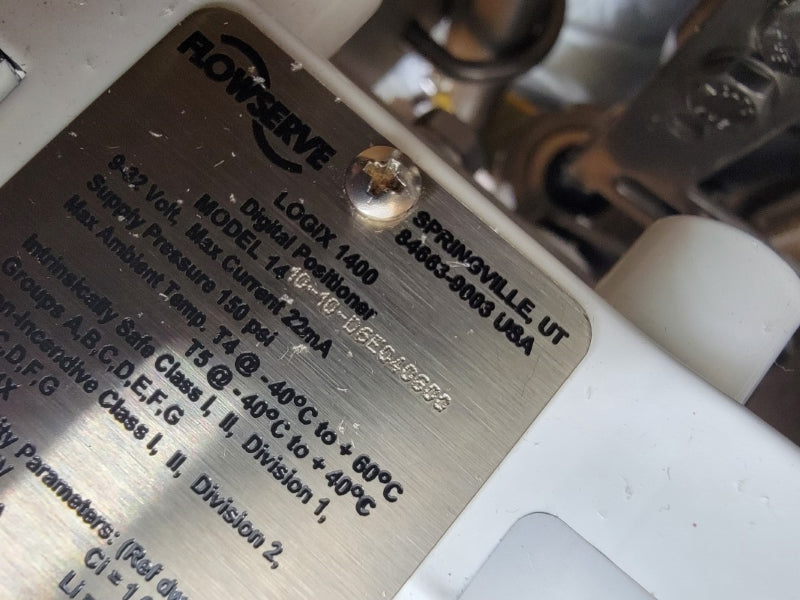 FLOWSERVE MODEL 14 10-10-D6E040G00 1918P3 316L 150PSI -40'-+60'C 3" NSMP