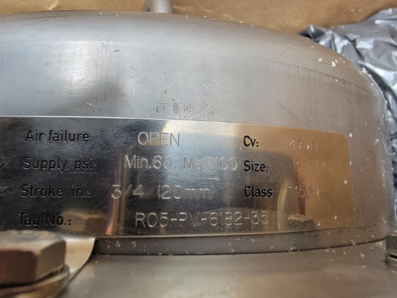 FLOWSERVE MODEL 14 10-10-D6E040G00 1918P3 316L 150PSI -40'-+60'C 3" NSMP