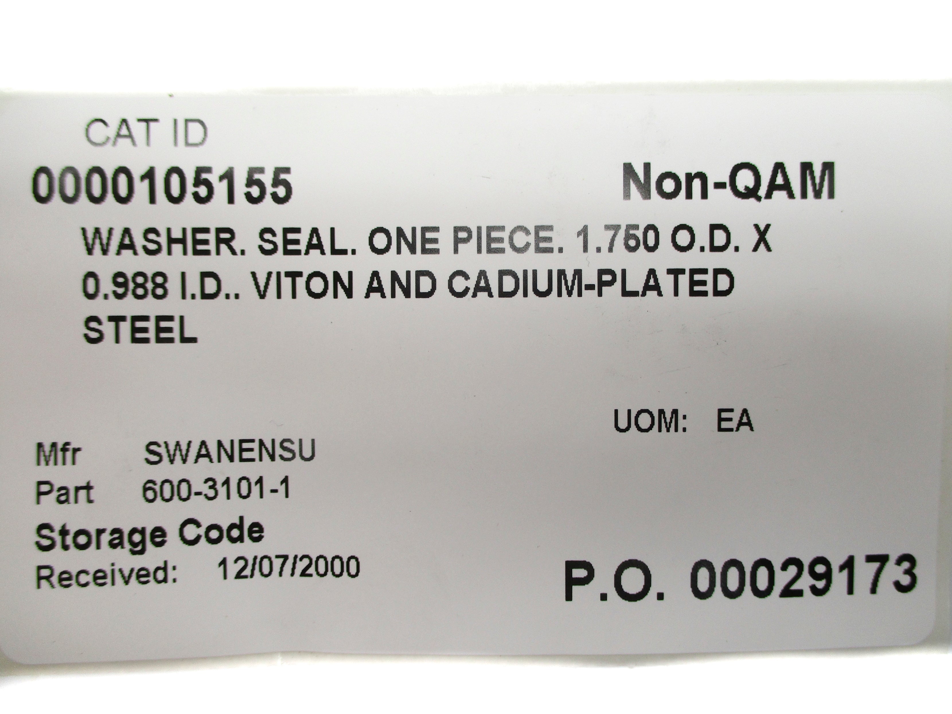 SEAL 600-3101-1 NSNP