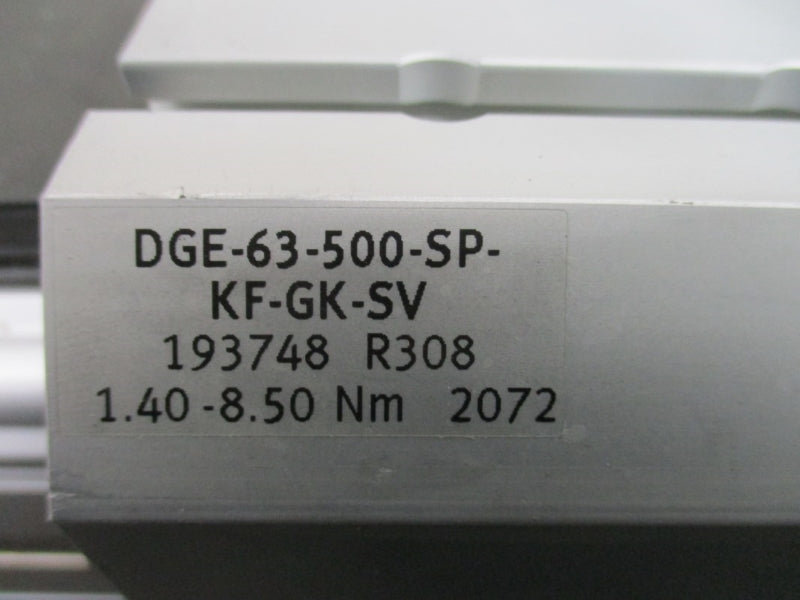 FESTO DGE-63-500-SP-KF-GK-SV 193748 NSNP