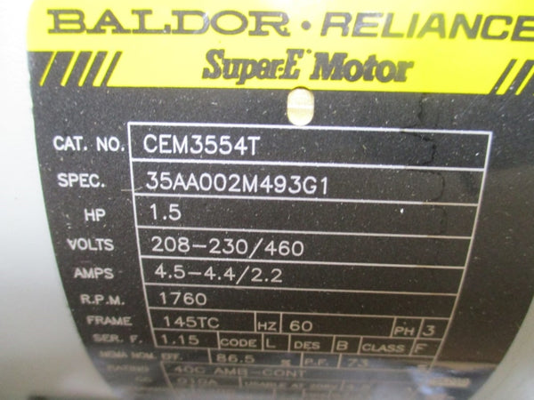 FRISTAM PUMPS FPX731-175 W/ BALDOR CEM3554T 208-230/460V 4.5-4.4/2.2A NSMP