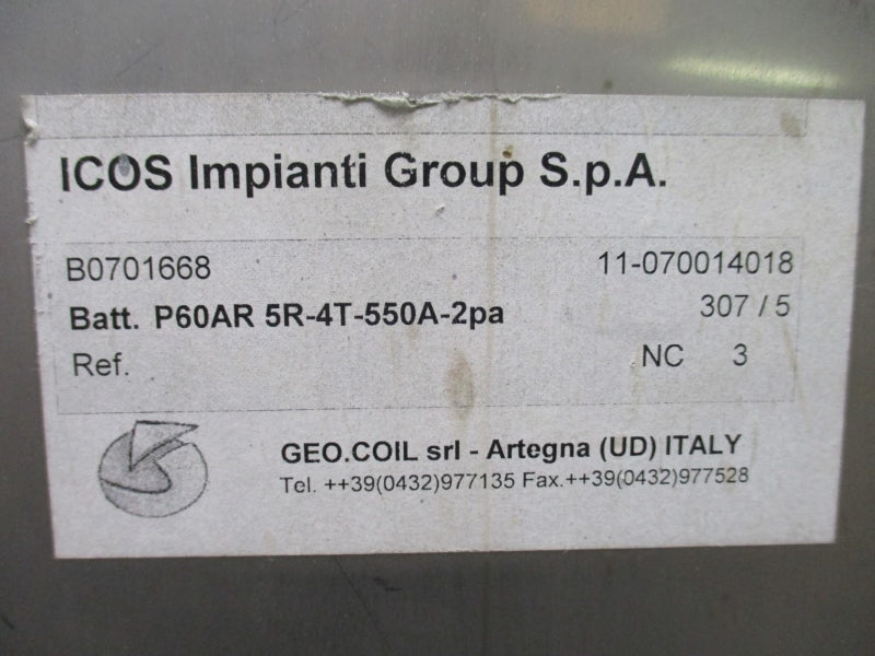 ICOS IMPIANTI GROUP B0701668 P60AR 5R-4T-550A-2PA NSNP