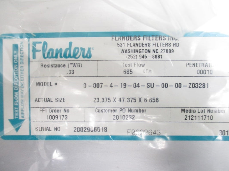 FLANDERS 0-007-4-19-04-SU-00-00-Z03281 NSMP