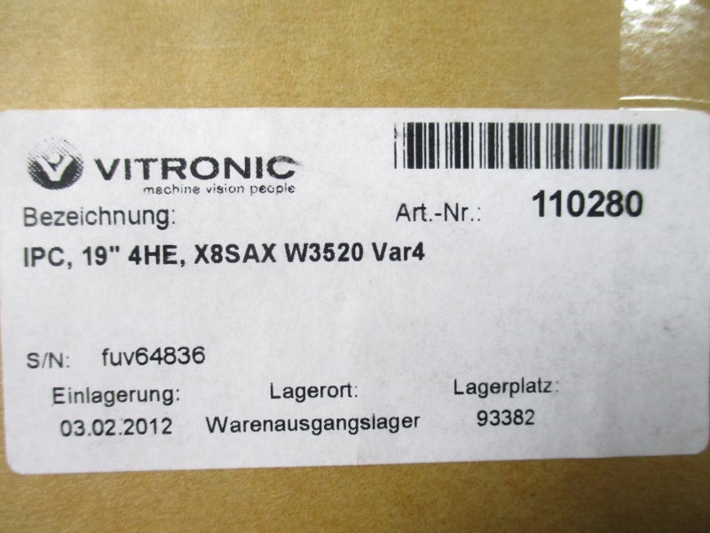 VITRONIC 110280.93382_001 100-240VAC 10-5A NSMP