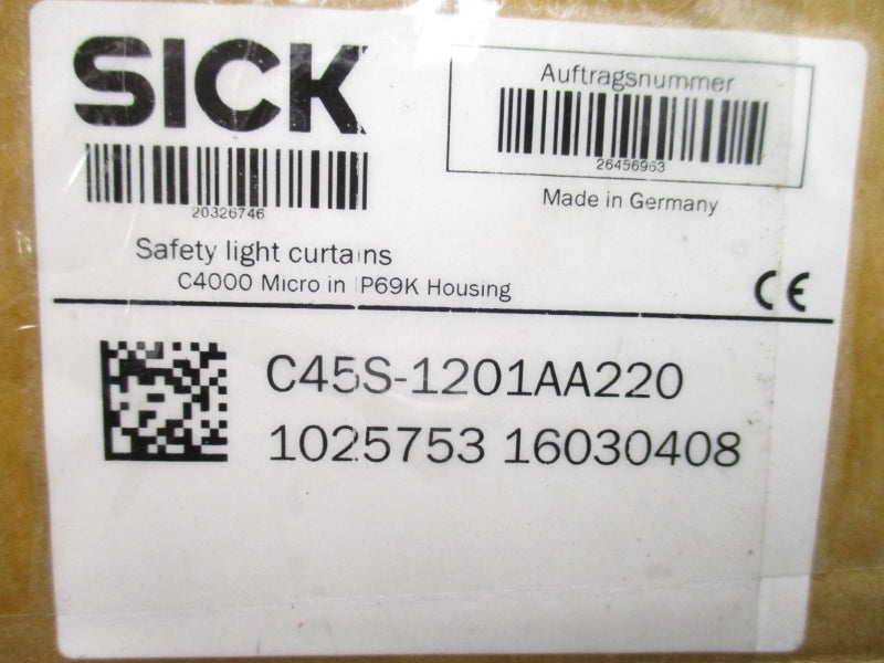SICK C45S-1201AA220 1025753 24VDC NSMP
