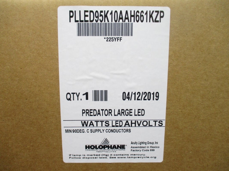 HOLOPHANE PLLED95K10AAH661KZP NSMP