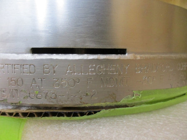 ALLEGHENY BRADFORD HEAT EXCHANGER W 150PSI 350'F NSMP