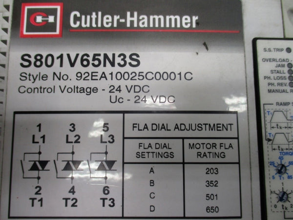 CUTLER HAMMER S801V65N3S 600VAC 650A NSMP