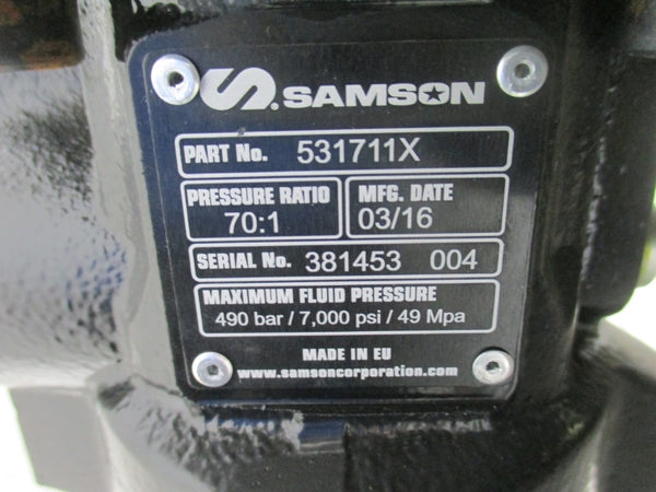 SAMSON 531711X PUMPMASTER 45 7000PSI NSNP