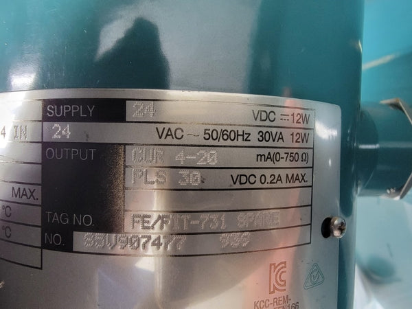 YOKOGAWA AXF350G-E2AL1L-CA11-21B/SCT 24VAC 0.2A NSMP