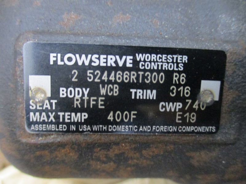 FLOWSERVE WCB TRIM 316 W/ AUTOMAX SERIES F39 120PSI 400'F NSMP