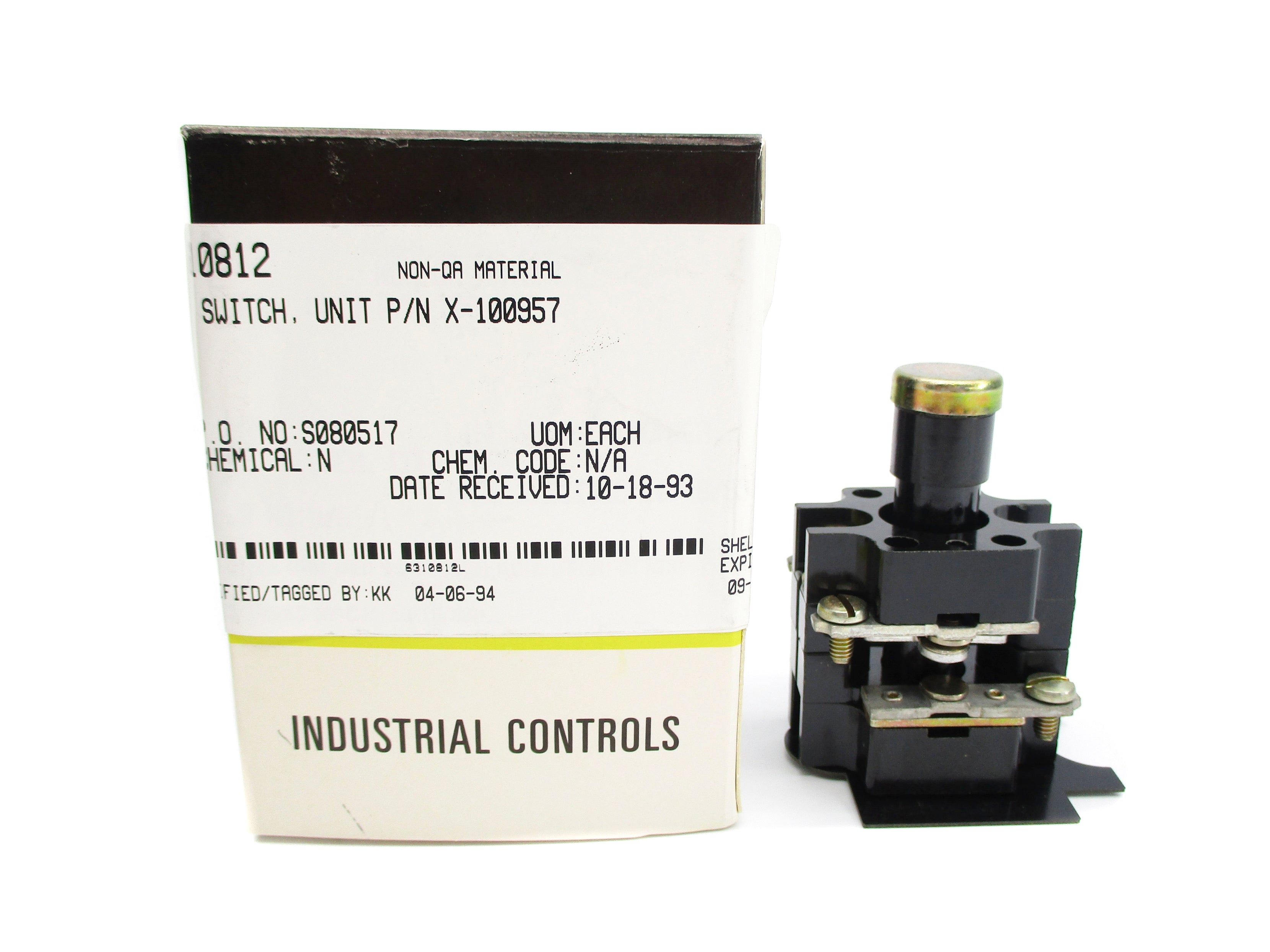 INDUSTRIAL SPARE PART X-100957 (BK/GD) NSMP