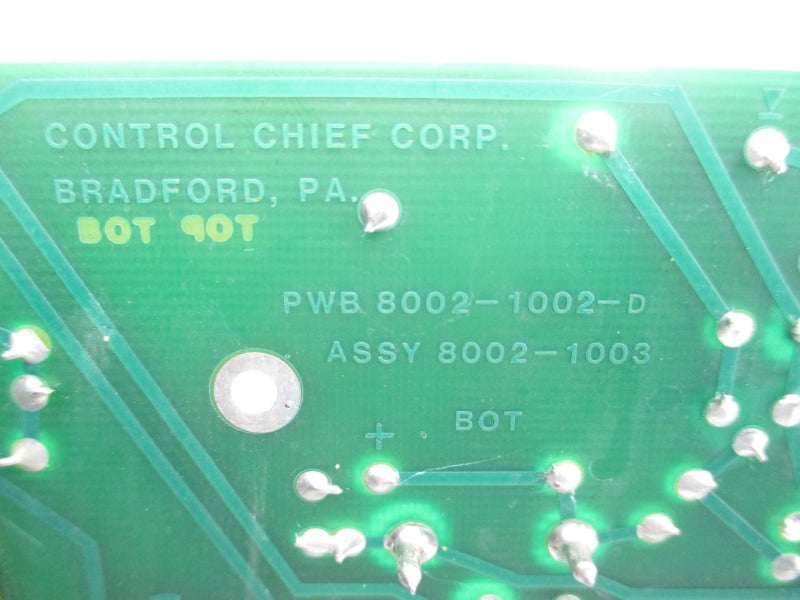 CONTROL CHIEF 8002-1003-T REV. P NSNP
