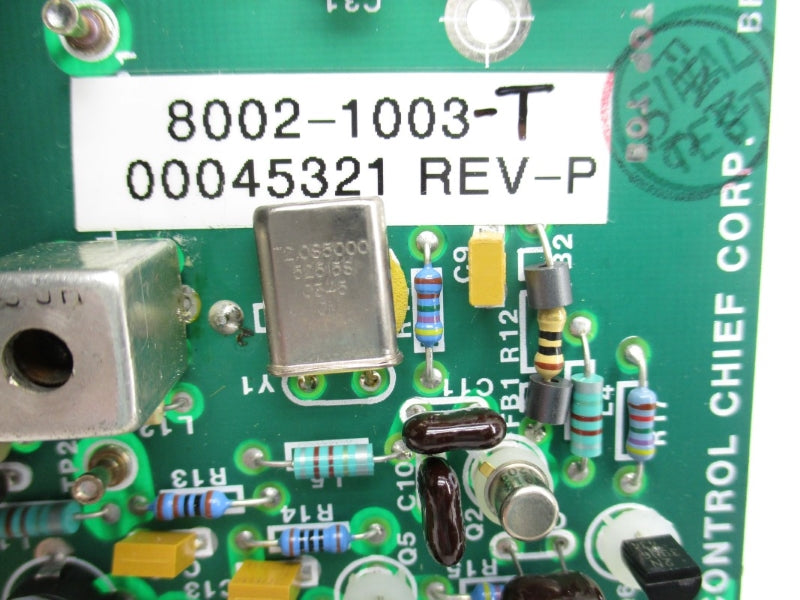 CONTROL CHIEF 8002-1003-T REV. P NSNP